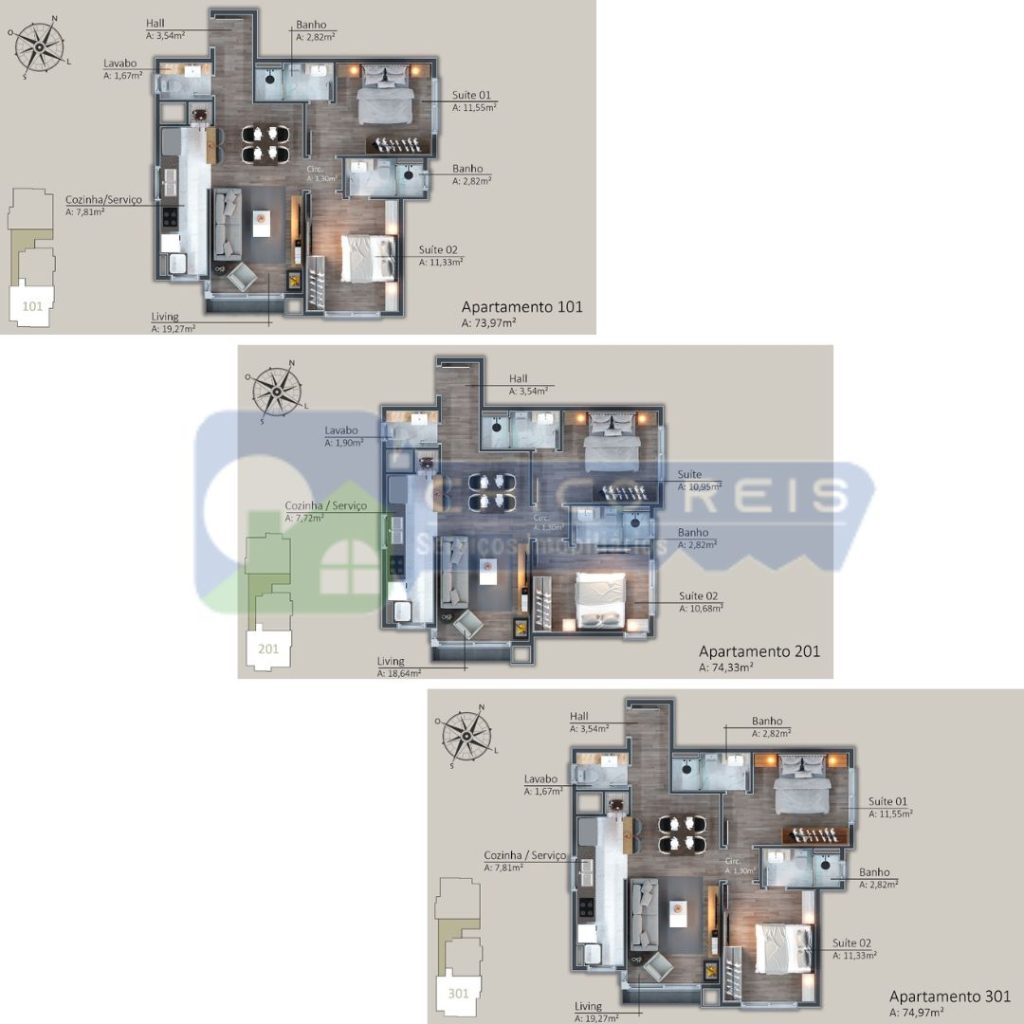 Gramado Exclusiva – Apartamentos à venda