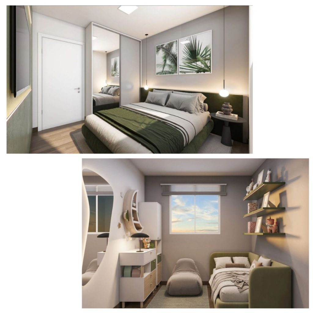 Novo Hamburgo/2 dorm/1 ban/1 vaga/Lazer