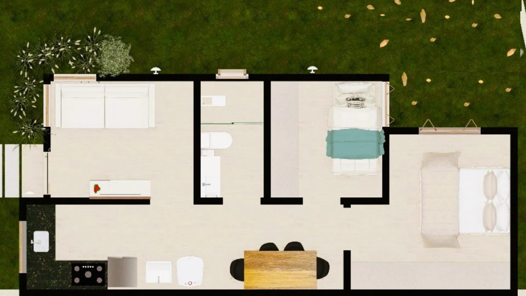 Sapiranga/Geminada/2-dorm/1-banh/1-vaga/jardim–CASA1120