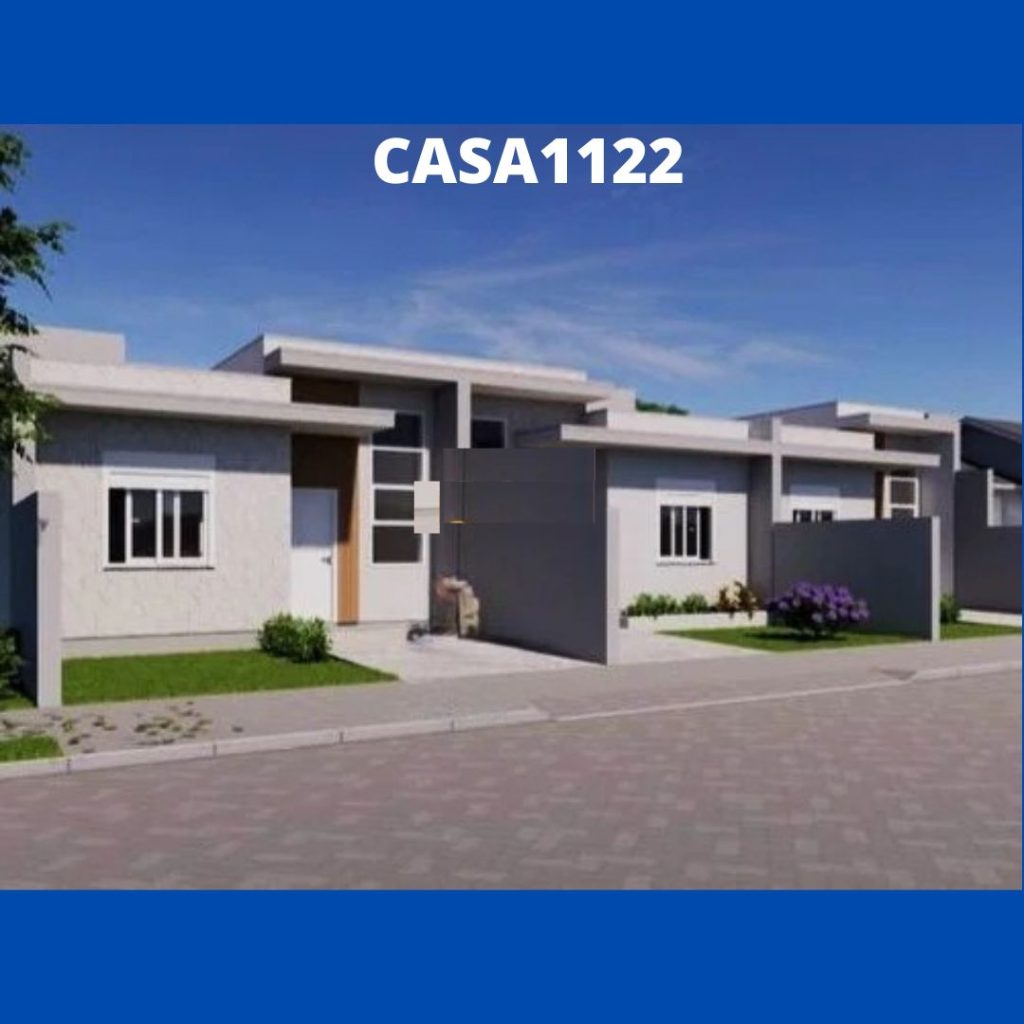 Sapiranga/Casas/68m2/2-dorm/2-suites/1-vaga–CASA1122