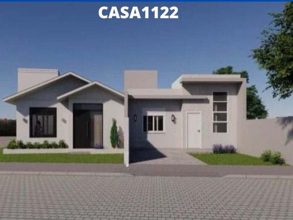 Sapiranga/Casas/68m2/2-dorm/2-suites/1-vaga–CASA1122