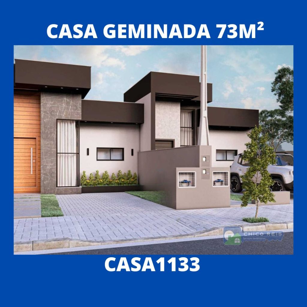 Sapiranga/Geminada/73m2/2-dorm/2 WC/1-suite/1-vagas–CASA1133