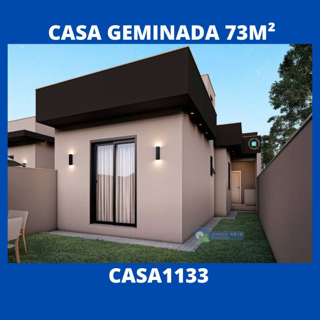 Sapiranga/Geminada/73m2/2-dorm/2 WC/1-suite/1-vagas–CASA1133